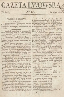Gazeta Lwowska. 1825, nr 75