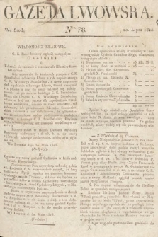 Gazeta Lwowska. 1825, nr 78
