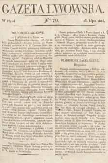 Gazeta Lwowska. 1825, nr 79