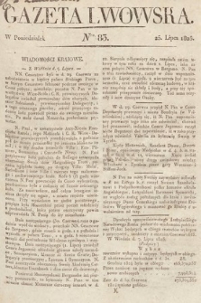 Gazeta Lwowska. 1825, nr 83