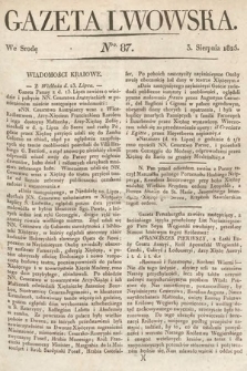 Gazeta Lwowska. 1825, nr 87