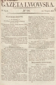 Gazeta Lwowska. 1825, nr 91