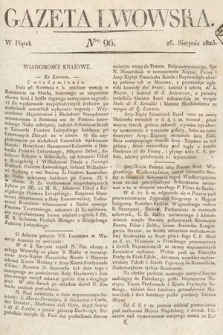 Gazeta Lwowska. 1825, nr 96