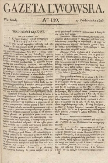 Gazeta Lwowska. 1825, nr 119