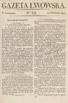 Gazeta Lwowska. 1825, nr 121