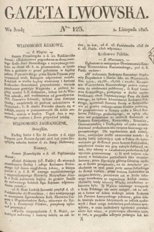 Gazeta Lwowska. 1825, nr 125