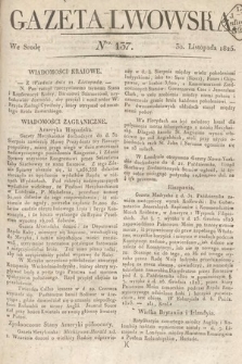 Gazeta Lwowska. 1825, nr 137