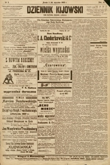 Dziennik Kijowski : pismo społeczne, polityczne i literackie. 1908, nr 2