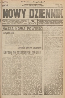 Nowy Dziennik. 1930, nr 188