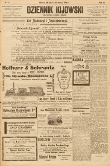 Dziennik Kijowski : pismo społeczne, polityczne i literackie. 1908, nr 47