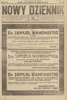Nowy Dziennik. 1930, nr 297