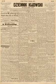 Dziennik Kijowski : pismo społeczne, polityczne i literackie. 1908, nr 156