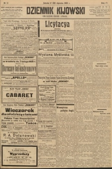 Dziennik Kijowski : pismo polityczne, społeczne i literackie. 1909, nr 13