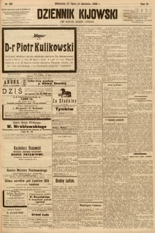 Dziennik Kijowski : pismo społeczne, polityczne i literackie. 1908, nr 160