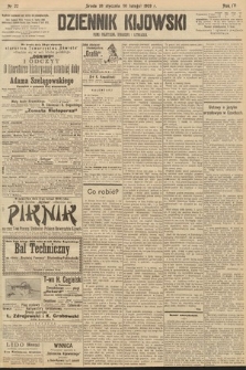 Dziennik Kijowski : pismo polityczne, społeczne i literackie. 1909, nr 22