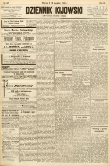 Dziennik Kijowski : pismo społeczne, polityczne i literackie. 1908, nr 167