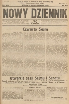 Nowy Dziennik. 1930, nr 328