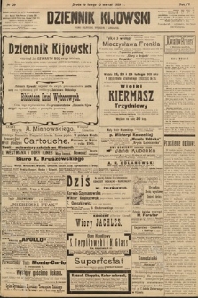 Dziennik Kijowski : pismo polityczne, społeczne i literackie. 1909, nr 39