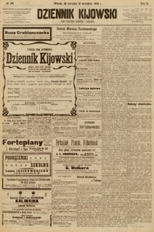 Dziennik Kijowski : pismo społeczne, polityczne i literackie. 1908, nr 184