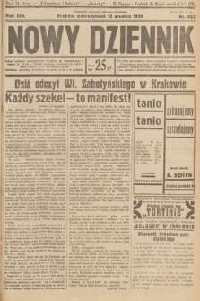Nowy Dziennik. 1930, nr 332