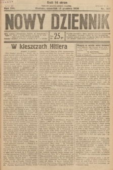 Nowy Dziennik. 1930, nr 342