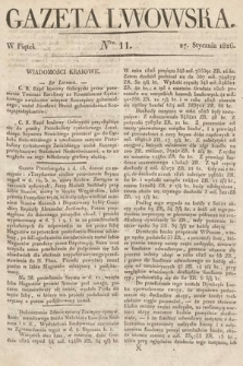 Gazeta Lwowska. 1826, nr 11