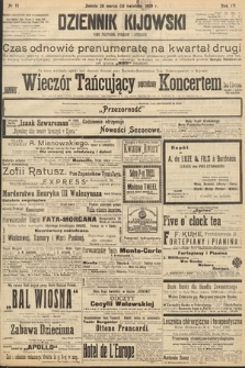 Dziennik Kijowski : pismo polityczne, społeczne i literackie. 1909, nr 72