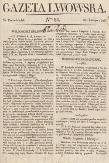 Gazeta Lwowska. 1826, nr 24