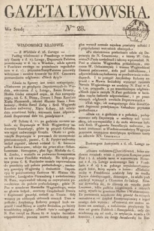 Gazeta Lwowska. 1826, nr 28