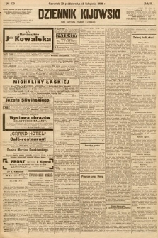 Dziennik Kijowski : pismo społeczne, polityczne i literackie. 1908, nr 233