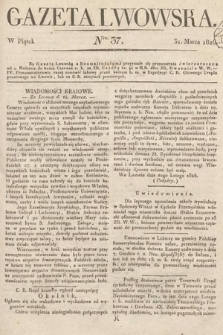 Gazeta Lwowska. 1826, nr 37