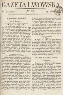 Gazeta Lwowska. 1826, nr 43