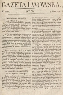 Gazeta Lwowska. 1826, nr 56