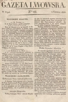 Gazeta Lwowska. 1826, nr 62