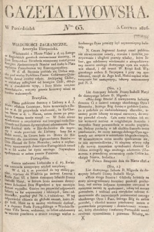 Gazeta Lwowska. 1826, nr 63