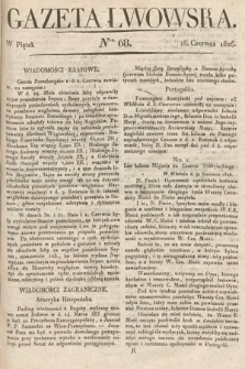 Gazeta Lwowska. 1826, nr 68