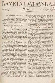 Gazeta Lwowska. 1826, nr 76