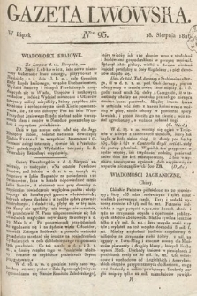 Gazeta Lwowska. 1826, nr 95