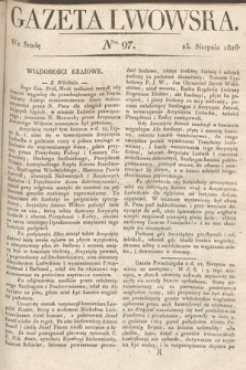 Gazeta Lwowska. 1826, nr 97