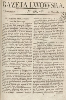 Gazeta Lwowska. 1826, nr 110