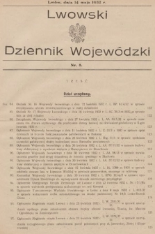 Lwowski Dziennik Wojewódzki. 1932, nr 8