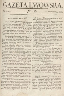 Gazeta Lwowska. 1826, nr 123