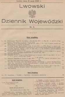 Lwowski Dziennik Wojewódzki. 1932, nr 9
