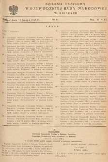 Dziennik Urzędowy Wojewódzkiej Rady Narodowej w Kielcach. 1969, nr 6