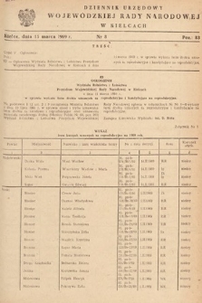 Dziennik Urzędowy Wojewódzkiej Rady Narodowej w Kielcach. 1969, nr 8