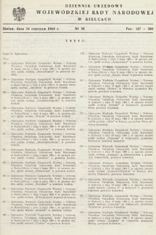 Dziennik Urzędowy Wojewódzkiej Rady Narodowej w Kielcach. 1969, nr 20