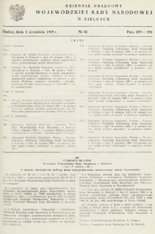 Dziennik Urzędowy Wojewódzkiej Rady Narodowej w Kielcach. 1969, nr 30