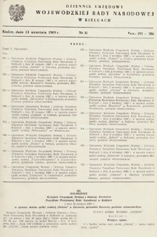 Dziennik Urzędowy Wojewódzkiej Rady Narodowej w Kielcach. 1969, nr 31