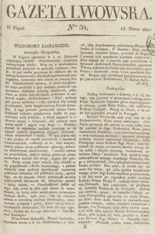 Gazeta Lwowska. 1827, nr 34
