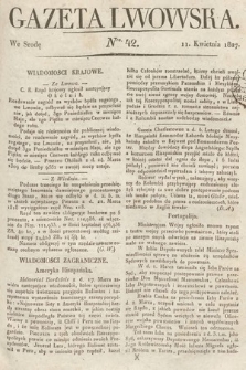 Gazeta Lwowska. 1827, nr 42